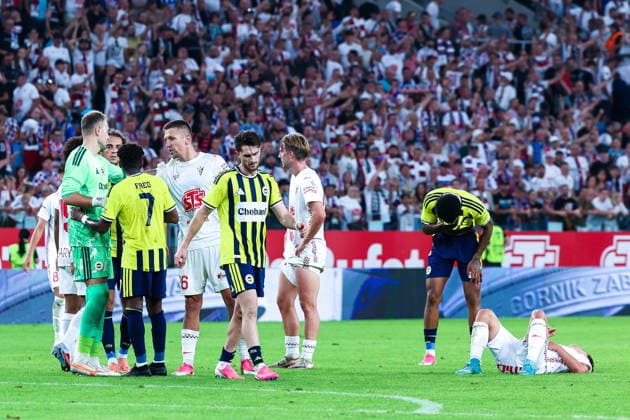 Zabrze 29.07.2026. Football UEFA Champions League match between Gornik Zabrze and Fenerbahce SK in Zabrze, Poland on July 29, 2026 --- Mecz pilka nozna UEFA Champions League pomiedzy Gornik Zabrze a Fenerbahce SK w Zabrzu, Polska 29 lipca 2026 Persons Shown: Fot. Michal Gaciarz Arena Akcji NEWSPIX.PL --- newspix.pl 