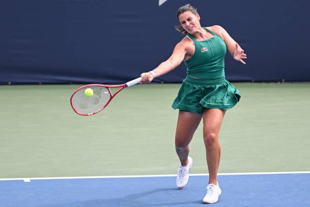 July 29, 2026, Washington, D.C, U.S: EMMA NAVARRO hits a forehand during her match against Elisabetta Cocciaretto at the Rock Creek Tennis Center. Washington U.S - ZUMAg196 20260729_zap_g196_043 Copyright: xKylexGustafsonx
