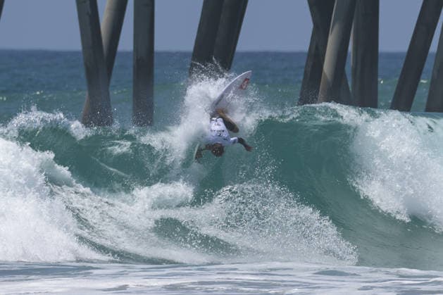 July 29, 2026, Huntington Beach, California, USA: 29 July 2026 - Huntington Beach, California - GABRIEL KLAUSSNER at the Lexus US Open of Surfing held at Huntington Beach Pier Huntington Beach USA - ZUMAs247 20260729_zmp_s247_008 Copyright: xCharliexSteffensx