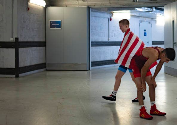 U17, U 17 Wrestling World Championships 45kg GR - Rylen Bezer Wax (USA) df. Ali Javadli (AZE) *** U17 Wrestling World Championships, 45kg Greco-Roman: Rylen Bezer (USA) defeated Ali Javadli (AZE)