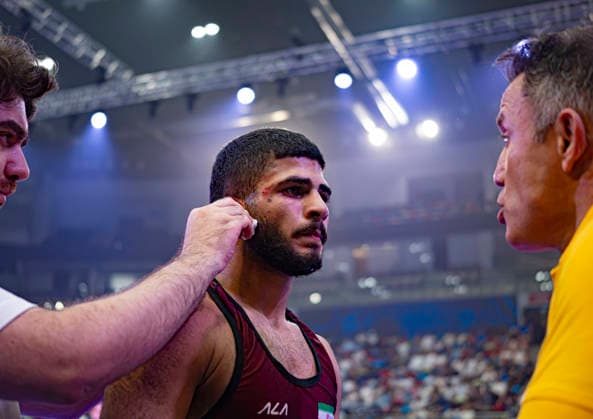 U17, U 17 Wrestling World Championships 60kg GR - Amirreza Saeid Tahmasbpourmarzouni (IRI) *** U17 Wrestling World Championships, 60 kg Greco-Roman: Amirreza Saeid Tahmasbpourmarzouni (IRI)