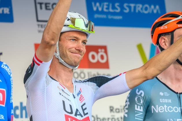 wels, austria, 29 july 2026, bicycle race welser innenstadtkriterium, felix grossschartner from team uae, emirates *** Wels, Österreich, 29. Juli 2026, Radrennen Welser Innenstadtkriterium , Felix Grossschartner vom Team UAE, Emirates Copyright: xx