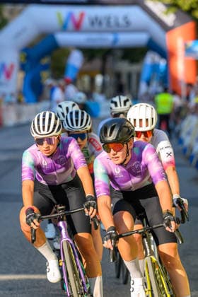 wels, austria, 29 july 2026, bicycle race welser innenstadtkriterium, woman s race *** Wels, Österreich, 29. Juli 2026, Radrennen Welser Innenstadtkriterium , Frauenrennen Copyright: xx