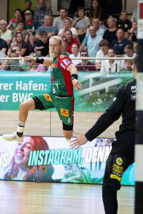 HBL - 26 27 Testspiel SC Magdeburg vs.HSC 2000 Coburg Testspiel Halle, Deutschland 29.Juli 2026: HBL - 26 27 Testspiel SC Magdeburg vs.HSC 2000 Coburg Testspiel Im Bild:Matthias Musche (Magdeburg) Halle-Neustadt SWH.arena Sachsen-Anhalt Deutschland *** HBL 26 27 Exhibition Game: SC Magdeburg vs. HSC 2000 Coburg Exhibition Game, Indoor, Germany July 29, 2026 HBL 26 27 Exhibition Game SC Magdeburg vs. HSC 2000 Coburg Exhibition Game Pictured: Matthias Musche Magdeburg Halle Neustadt SWH Arena Saxony-Anhalt Germany