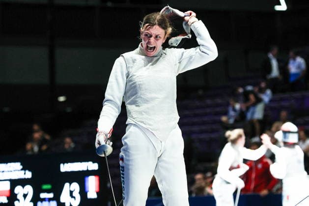 CHINA, HONG KONG - JULY 30, 2026: Athlete Anna Solovyova represents Russia in her team foil event during the 2026 Kerry Fencing World Championships 2026 Fencing World Championships In Hong Kong  - ZUMAt113 20260730_zaa_t113_035 Copyright: xMikhailxSinitsynx