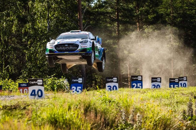 AUTO - WRC, Motorsport Rallye, WM - RALLY FINLAND 2026 95 Jon ARMSTRONG, Shane BYRNE, Ford Puma Rally1, action during the 2026 Rally Finland, 10th round of the 2026 WRC World Rally Car Championship, from July 30 to August 2, 2026 at Jyvaskyla, Finland - JyvaskylaFinland  Copyright: xNikosxKatikisx