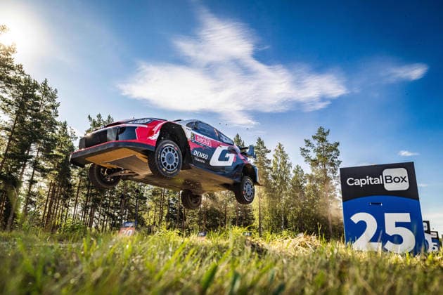 AUTO - WRC, Motorsport Rallye, WM - RALLY FINLAND 2026 05 Sami PAJARI, Marko SALMINEN, Toyota GR Yaris Rally1, action during the 2026 Rally Finland, 10th round of the 2026 WRC World Rally Car Championship, from July 30 to August 2, 2026 at Jyvaskyla, Finland - JyvaskylaFinland  Copyright: xNikosxKatikisx