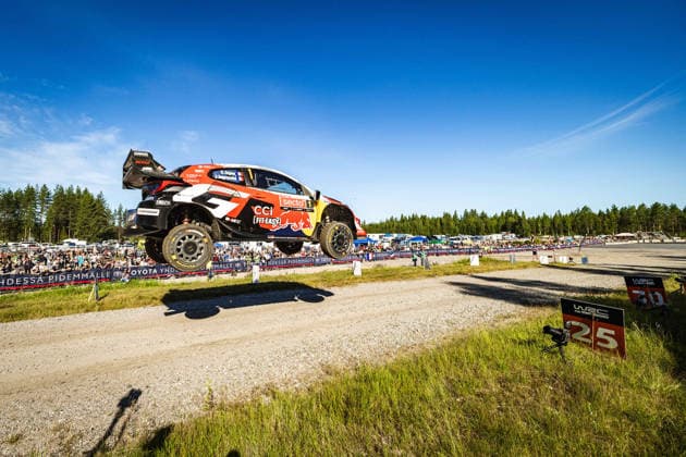 AUTO - WRC, Motorsport Rallye, WM - RALLY FINLAND 2026 01 SÃ bastien OGIER, Julien INGRASSIA, Toyota GR Yaris Rally1, action during the 2026 Rally Finland, 10th round of the 2026 WRC World Rally Car Championship, from July 30 to August 2, 2026 at Jyvaskyla, Finland - JyvaskylaFinland  Copyright: xNikosxKatikisx