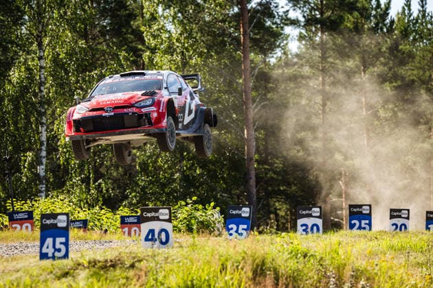 AUTO - WRC, Motorsport Rallye, WM - RALLY FINLAND 2026 18 Takamoto KATSUTA, Aaron JOHNSTON, Toyota GR Yaris Rally1, action during the 2026 Rally Finland, 10th round of the 2026 WRC World Rally Car Championship, from July 30 to August 2, 2026 at Jyvaskyla, Finland - JyvaskylaFinland  Copyright: xNikosxKatikisx