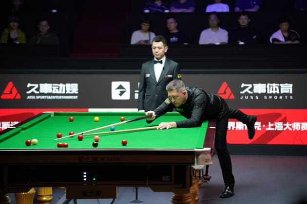 SHANGHAI, CHINA - JULY 30: Kyren Wilson of England plays a shot in the Quarterfinal match against Mark J Williams of Wales on Day 4 of the 2026 Snooker Shanghai Masters at Luwan Gymnasium on July 30, 2026 in Shanghai, China.  Copyright: xTaixChengzhex 111657238557
