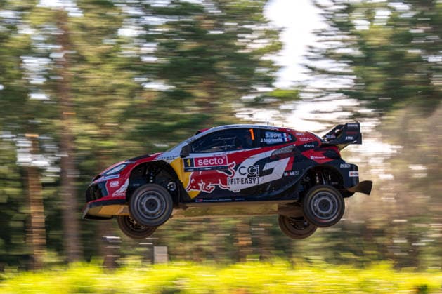MOTORSPORTS - Rally - WRC, Motorsport Rallye, WM Secto Rally Finland Photo by IPA ABACAPRESS.COM87110699 - Sébastien Ogier (FRA) and Julien Ingrassia (FRA) in a Toyota GR Yaris Rally1 from Toyota Gazoo Racing WRT in action during the FIA WRC SECTO RALLY FINLAND in Jyväskylä, Finland, July 30–August 2, 2026. Finland Finland  Copyright: xIPAxSport ABACAx