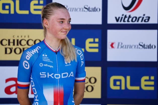 30.07.2026, Monteceneri, Monte Ceneri, 2026 UEC MTB European Championship, EM, Europameisterschaft XCC Women Junior s Final (cross country short track), Barbora Bukovska 2 (CZE) 1st place, European Champion and gold medal Monteceneri Monte Ceneri Ticino Switzerland *** July 30, 2026, Monteceneri, Monte Ceneri, 2026 UEC MTB European Championship XCC Women s Junior Final (cross-country short track), Barbora Bukovska (2, CZE) – 1st place, European Champion, and gold medalist; Monteceneri, Monte Ceneri, Ticino, Switzerland Copyright: xJustPictures.ch FrancescoxMinghettix jp-en-FrMi-_NG_0584