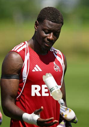 30.07.2026, xophax, Fussball 1.Bundesliga, 1.FC Koeln Trainingslager . Mannschaft des 1.FC Köln in Kitzbühel .Training in Sankt Johann. Ragnar Ache ( 1.FC Köln ) Kitzbühel *** July 30, 2026, xophax, Soccer, Bundesliga 1, 1. FC Köln Training Camp: 1. FC Köln Team in Kitzbühel; Training in Sankt Johann; Ragnar Ache; 1. FC Köln; Kitzbühel