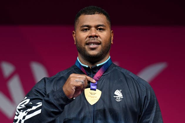 COM26 WEIGHTLIFTING, Taniela Tuisuva Rainibogi of Fiji competes in the Men™s 110kg Weightlifting during the Glasgow 2026 Commonwealth Games at the SEC Armadillo in Glasgow, Scotland, Thursday, July 30, 2026. ( NO ARCHIVING, EDITORIAL USE ONLY Glasgow Scotland United Kingdom  Copyright: xLUKASxCOCHx 20260730170937921511