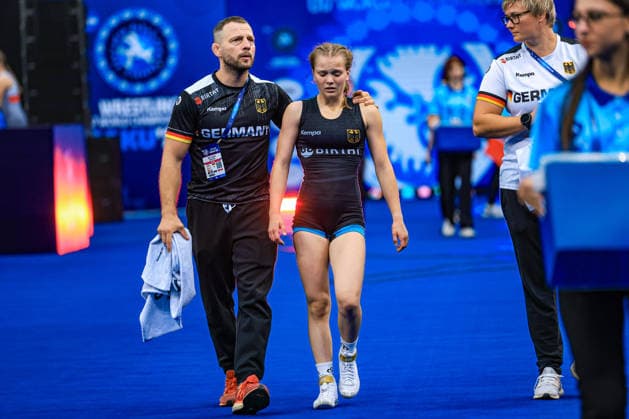 U17, U 17 Wrestling World Championships 46kg WW - Frederika Grosse (GER) *** U17 Wrestling World Championships, 46 kg, Women s Weight Class: Frederika Grosse (GER) Copyright: xUnitedxWorldxWrestlingx xAmirrezx UWW-U17-WC-BAKU-2026