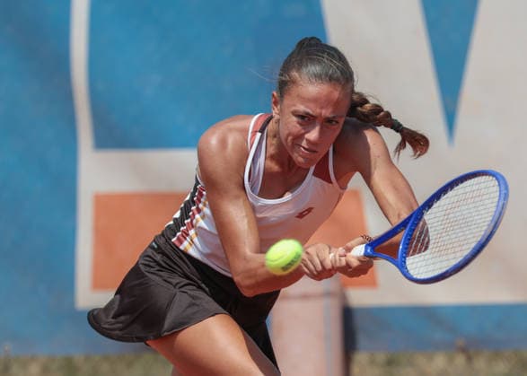 Sport Bilder des Tages Federica Urgesi (ITA), Damen Einzel, Ladies Singles, CTS Ladies Open Hechingen *** Federica Urgesi (ITA), Women s Singles, CTS Ladies Open Hechingen Copyright: xJuergenxHasenkopfx