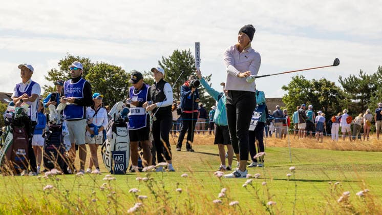 LYDHAM & ST ANNES, ENGLAND 20260730 Anna Nordqvist under den första tävlingsdagen av AIG Open pa Royal Lydham & St Annes Golf Club LANCASHIRE ENGLAND x1019x *** LYDHAM ST ANNES, ENGLAND 20260730 Anna Nordqvist on the first day of competition at the AIG Open at Royal Lydham St Annes Golf Club, LANCASHIRE, ENGLAND x1019x  Copyright: xChristerxHöglundx AIG WOMENS OPEN GOLF