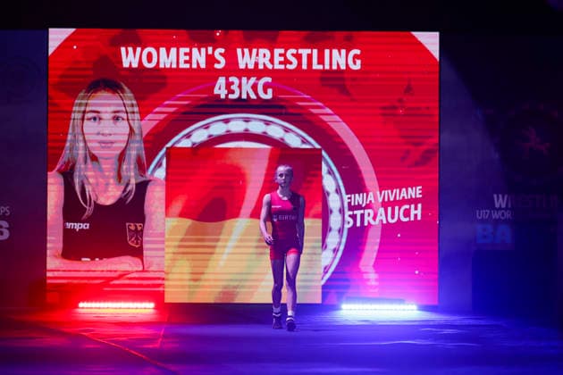 U17, U 17 Wrestling World Championships 43kg WW - Finja Viviane Strauch (GER) *** U17 Wrestling World Championships, 43 kg Open Weight: Finja Viviane Strauch (GER)
