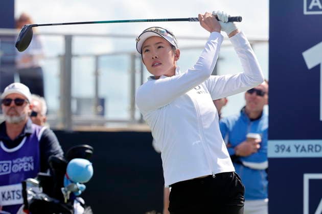 RECORD DATE NOT STATED 30th July 2026; Royal Lytham and St Annes Golf Club, Lytham St Annes, Lancashire, England; AIG Womens Open Championship Golf Day One; Yealimi Noh (US) shot a 4 under par 67 to give her the clubhouse AlanxMartin