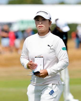 RECORD DATE NOT STATED 30th July 2026; Royal Lytham and St Annes Golf Club, Lytham St Annes, Lancashire, England; AIG Womens Open Championship Golf Day One; Mao Saigo (JP) shot a 2 under par 69 to leave her tucked in behind the clubhouse leaders AlanxMartin