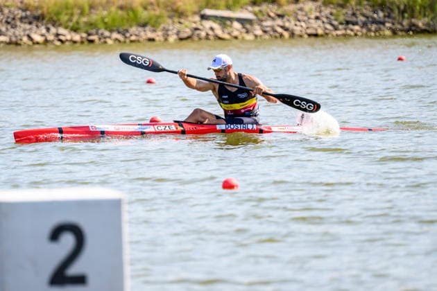 Czech Championships in Racice, July 30, 2026. K1 1000 m Men category. Josef Dostal. (CTKxPhoto OndrejxHajek) CTKPhotoP2026073005997  CTKPhotoP2026073005997