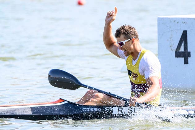 Czech Championships in Racice, July 30, 2026. K1 1000 m Men category. Radek Slouf. (CTKxPhoto OndrejxHajek) CTKPhotoP2026073006057  CTKPhotoP2026073006057