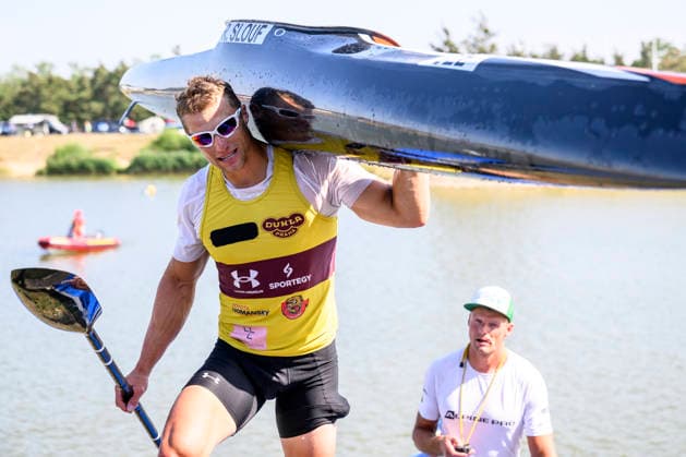 Czech Championships in Racice, July 30, 2026. K1 1000 m Men category. Radek Slouf. (CTKxPhoto OndrejxHajek) CTKPhotoP2026073006118  CTKPhotoP2026073006118