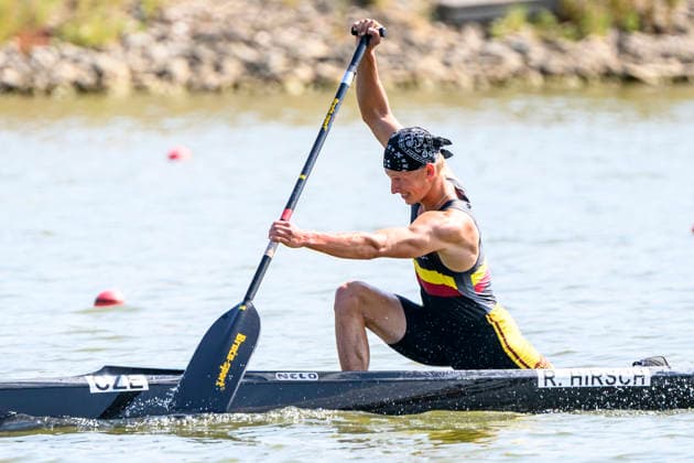 Sport Bilder des Tages Czech Championships in Racice, July 30, 2026. C1 1000 m Men category. Robin Hirsch. (CTKxPhoto OndrejxHajek) CTKPhotoP2026073006196  CTKPhotoP2026073006196