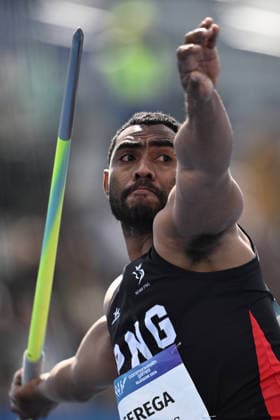 COM26 ATHLETICS, Lakona Gerega of Papua New Guinea competes in the Men s Javelin Throw Qualifying during the Glasgow 2026 Commonwealth Games at Scotstoun Stadium in Glasgow, Scotland, Thursday, July 30, 2026. ( NO ARCHIVING, EDITORIAL USE ONLY Glasgow United Kingdom  Copyright: xJOELxCARRETTx 20260731120549566430