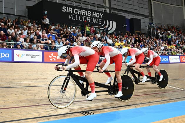 Glasgow 2026 Commonwealth Games Picture by Olly Hassell SWpix.com - 30 07 2026 - Glasgow 2026 Commonwealth Games - Track cycling, Rad, Radsport, Bahnrad, Bahn and Para Track Cycling - Sir Chris Hoy Velodrome, Glasgow, Scotland - Women s Tandem B Sprint Final - For Bronze - Elizabeth Jordan piloted by Sylvia Misztal of England Glasgow Sir Chris Hoy Velodrome Scotland Copyright: x xSWpix.comx(t axPhotographyxHubxLtd)xOllyxHassell SWpix.comx SWP-3030-16053