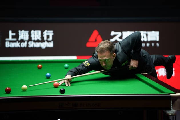 SHANGHAI, CHINA - JULY 30: Judd Trump of England plays a shot in the Quarterfinal match against John Higgins of Scotland on Day 4 of the 2026 Snooker Shanghai Masters at Luwan Gymnasium on July 30, 2026 in Shanghai, China.  Copyright: xTaixChengzhex 111657296936