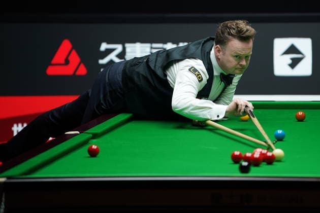 SHANGHAI, CHINA - JULY 30: Shaun Murphy of England plays a shot in the Quarterfinal match against Wu Yize of China on Day 4 of the 2026 Snooker Shanghai Masters at Luwan Gymnasium on July 30, 2026 in Shanghai, China.  Copyright: xTaixChengzhex 111657297526