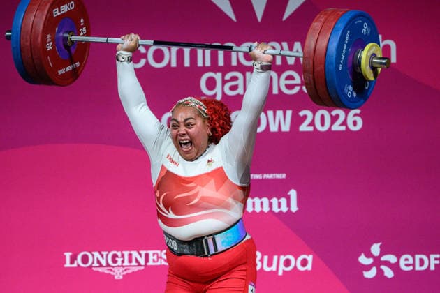 Sport Bilder des Tages July 30, 2026, Glasgow, Scotland: Emily CAMPBELL of England takes a world record in the Womens +86kg weightlifting.2026 Glasgow Commonwealth Games at Armadillo, Glasgow, Scotland on Thursday 30 July 2026. Glasgow Scotland - ZUMAr144 20260730_zap_r144_008 Copyright: xJaynexRussellx