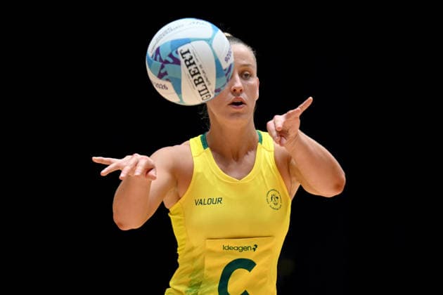 COM26 NETBALL, Jamie-Lee Price of Australia during the Preliminary Round Pool A netball match between Australia and Northern Ireland at the Glasgow 2026 Commonwealth Games at The Hydro in Glasgow, Scotland, Thursday, July 30, 2026. ( NO ARCHIVING, EDITORIAL USE ONLY Glasgow United Kingdom  Copyright: xLUKASxCOCHx 20260731132830034959