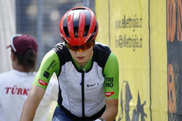 30.07.2026, Monteceneri, Monte Ceneri, 2026 UEC MTB European Championship, EM, Europameisterschaft XCC Women U23 s Final (cross country short track) MaruÅ¡a Tereza Å erkezi 10 (SLO) cooling down before the race Monteceneri Monte Ceneri Ticino Switzerland *** July 30, 2026, Monteceneri, Monte Ceneri, 2026 UEC MTB European Championship XCC Women U23 Final, cross-country short track, Maruöa Tereza äerkezi 10 SLO, cooling down before the race, Monteceneri, Monte Ceneri, Ticino, Switzerland Copyright: xJustPictures.ch FrancescoxMinghettix jp-en-FrMi-_NG_1216