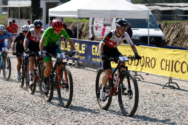 30.07.2026, Monteceneri, Monte Ceneri, 2026 UEC MTB European Championship, EM, Europameisterschaft XCC Women U23 s Final (cross country short track) Monique Halter 4 (SUI), MaruÅ¡a Tereza Å erkezi 10 (SLO) Monteceneri Monte Ceneri Ticino Switzerland *** July 30, 2026, Monteceneri, Monte Ceneri, 2026 UEC MTB European Championship XCC Women U23 Final, cross-country short track: Monique Halter 4 SUI, Maruöa Tereza äerkezi 10 SLO, Monteceneri, Monte Ceneri, Ticino, Switzerland Copyright: xJustPictures.ch FrancescoxMinghettix jp-en-FrMi-_NG_1477
