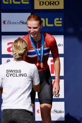 30.07.2026, Monteceneri, Monte Ceneri, 2026 UEC MTB European Championship, EM, Europameisterschaft XCC Women U23 s Final (cross country short track) Lisa Kristine Jorde 3 (NOR) 3rd place and bronze medal Monteceneri Monte Ceneri Ticino Switzerland *** July 30, 2026, Monteceneri, Monte Ceneri, 2026 UEC MTB European Championship XCC Women U23 Final, cross-country short track: Lisa Kristine Jorde (3 NOR) took 3rd place and the bronze medal in Monteceneri, Monte Ceneri, Ticino, Switzerland Copyright: xJustPictures.ch FrancescoxMinghettix jp-en-FrMi-_NG_1663