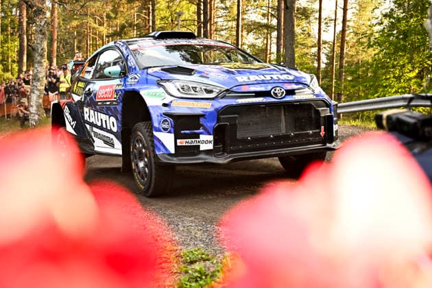 LKS 20260730 Finnish driver Roope Korhonen and his co-driver Anssi Viinikka drive during the special stage Harju 1 at the WRC, Motorsport Rallye, WM Rally Finland in Jyväskylä, Finland on July 30, 2026. - RONI REKOMAA Jyväskylä Finland lWnr6WbBhRg  Copyright: xRonixRekomaax lWnr6WbBhRg