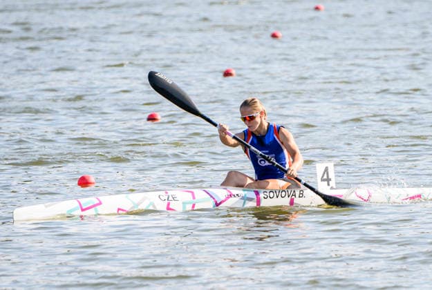Czech Championships in Racice, July 30, 2026. K1 500 m Women category. Barbora Sovova. (CTKxPhoto OndrejxHajek) CTKPhotoP2026073007318  CTKPhotoP2026073007318
