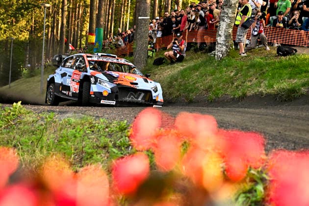 LKS 20260730 Finnish driver Esapekka Lappi and his co-driver Enni Mälkönen drive during the special stage Harju 1 at the WRC, Motorsport Rallye, WM Rally Finland in Jyväskylä, Finland on July 30, 2026. - RONI REKOMAA Jyväskylä Finland q5DKqBUd_CM  Copyright: xRonixRekomaax q5DKqBUd_CM