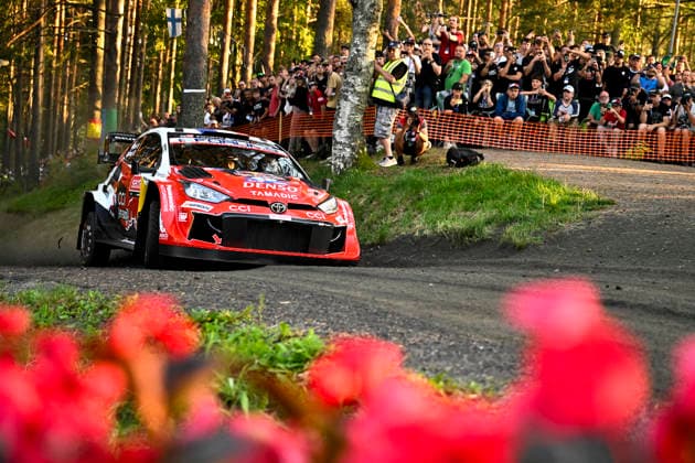 LKS 20260730 French driver Sebastien Ogier and his co-driver Julien Ingrassia drive during the special stage Harju 1 at the WRC, Motorsport Rallye, WM Rally Finland in Jyväskylä, Finland on July 30, 2026. - RONI REKOMAA Jyväskylä Finland pKuXAT0iqyY  Copyright: xRonixRekomaax pKuXAT0iqyY