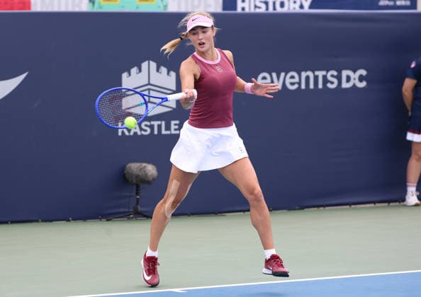 July 30, 2026, Washington, Illinois, USA: ANNA KALINSKAYA during the match against J. Tjen of Indonesia in the second round of Mubadala Washington DC, USA. Washington USA - ZUMAc278 20260730_zsp_c278_036 Copyright: xMarcinxCholewinskix