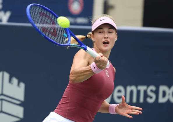 July 30, 2026, Washington, Illinois, USA: ANNA KALINSKAYA during the match against J. Tjen of Indonesia in the second round of Mubadala Washington DC, USA. Washington USA - ZUMAc278 20260730_zsp_c278_040 Copyright: xMarcinxCholewinskix