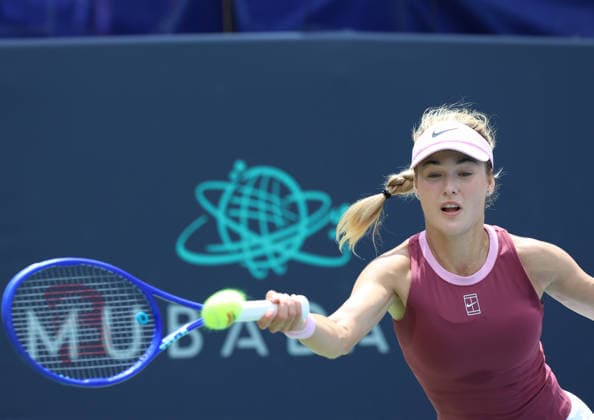 July 30, 2026, Washington, Illinois, USA: ANNA KALINSKAYA during the match against J. Tjen of Indonesia in the second round of Mubadala Washington DC, USA. Tennis: Mubadala DC Open - Anna Kalinskaya  - ZUMAc278 20260730_zsp_c278_037 Copyright: xMarcinxCholewinskix