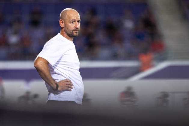 SOCCER - UEFA ECL, A.Wien vs Liepaja VIENNA,AUSTRIA,30.JUL.26 - SOCCER - UEFA Conference League, qualification, Austria Wien vs FK Liepaja. Image shows head coach Stephan Helm (A.Wien).  GEPAxpictures xArminxRauthner