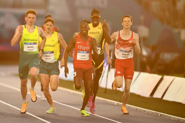 COM26 ATHLETICS, Peyton Craig and Luke Boyes of Australia compete in the Men s 800m Semi-Finals of the Glasgow 2026 Commonwealth Games at EDF Scotstoun Stadium in Glasgow, Scotland, Thursday, July 30, 2026. ( NO ARCHIVING, EDITORIAL USE ONLY Glasgow United Kingdom  Copyright: xJOELxCARRETTx 20260731126873983750