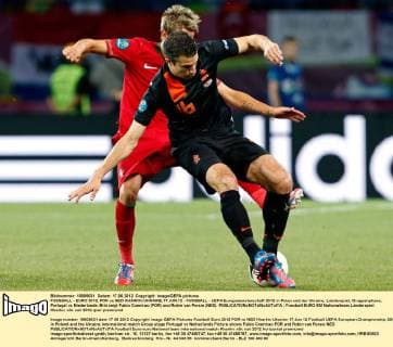 Football, EURO 2012, Portugal - Netherlands 2:1