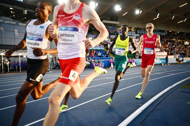 COM26 ATHLETICS, Peter Bol of Australia competes in the Men s 800m Semi-Finals of the Glasgow 2026 Commonwealth Games at EDF Scotstoun Stadium in Glasgow, Scotland, Thursday, July 30, 2026. ( NO ARCHIVING, EDITORIAL USE ONLY Glasgow United Kingdom  Copyright: xJOELxCARRETTx 20260731146803885000