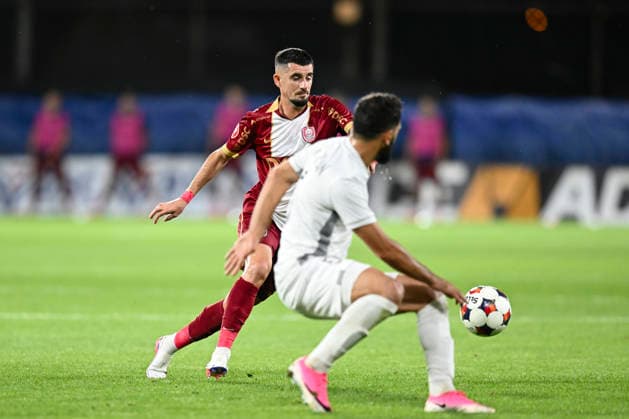 ROU, Cluj-Napoca: CFR Cluj goes against FC Alashkert The match counting for the Second Qualifying Round of UEFA Conference League was disputed on July 30th 2026 on Dr. Constantin Radulescu Copyright: xAncaxTepeix