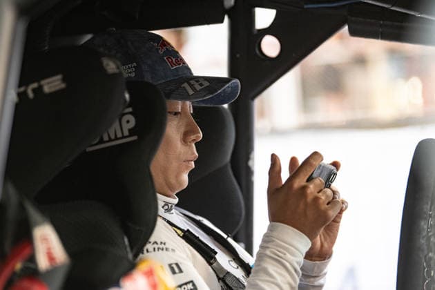 The Driver Takamoto Katsuta And Co-Driver Aaron Johnston Of Team Toyota Gazoo Racing Wrt, Toyota Gr Yaris Rally1,They FaceThe 1st Day Of The Race During Fia World Rally Championship WRC, Motorsport Rallye, WM Secto Rally Finland 2026 2026 30 Jun,Jyväskylä, Finland (Photo by Luca Barsali DeFodi Images) - *** Driver Takamoto Katsuta and co-driver Aaron Johnston of Team Toyota Gazoo Racing, driving a Toyota GR Yaris Rally1, face the first day of the race during the FIA World Rally Championship (WRC) Secto Rally Finland 2026 on June 30, 2026, in Jyväskylä, Finland. Photo by Luca Barsali, DeFodi Images